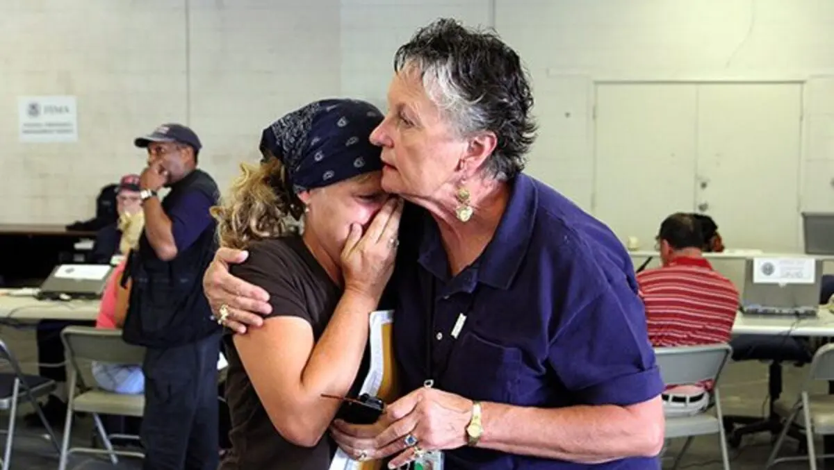 Providing practical, emotional support after a disaster
