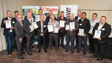 Safety-conscious companies recognised with fleet safety awards