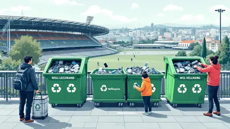 Wellington hosts first free e-waste recycling day at stadium
