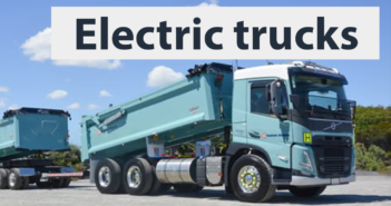With support from the Energy Efficiency and Conservation Fulton Hogan has purchase two electric Volvo trucks, each of which will transport up to 16,000kg of asphalt from plants in Penrose and Drury to sites around the city. The trucks were unveiled at the company’s Asphalt Recycling plant on April 9