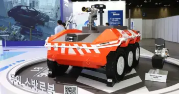 Hyundai develops robots for frontline firefighting action